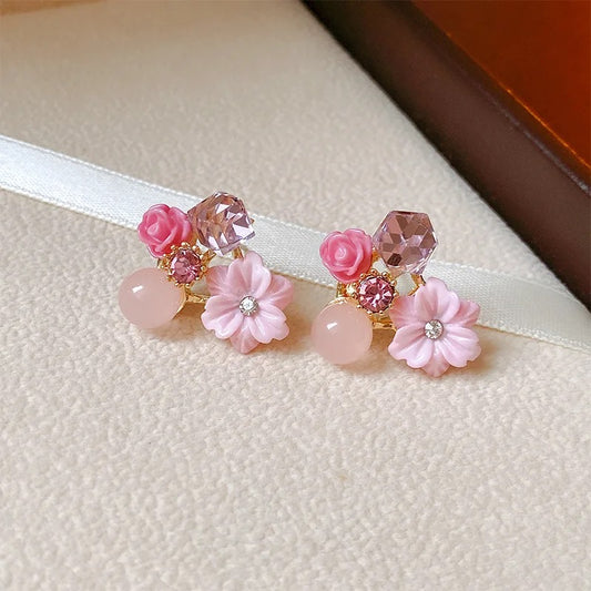 Pink Love earrings