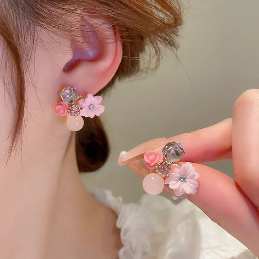 Pink Love earrings