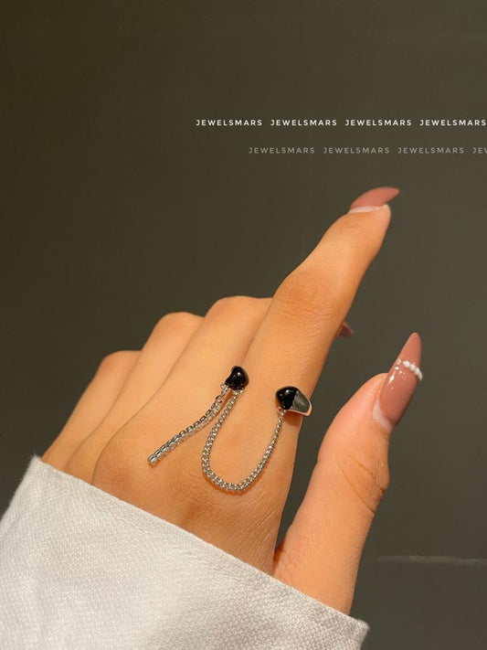 Meet me! Chain drop Ring