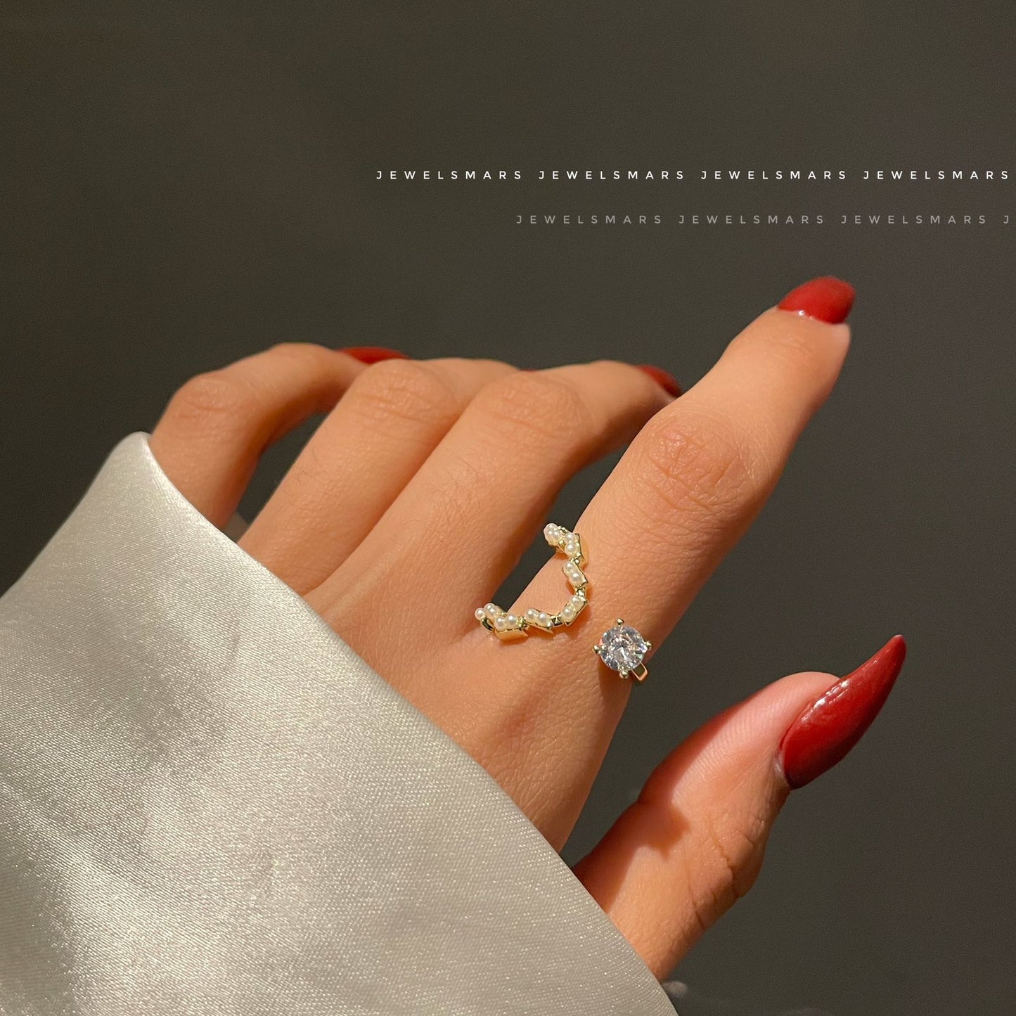 Pearl Statement Ring Jewelsmars