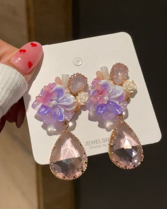 Pink Fantasy Dreamy Earrings