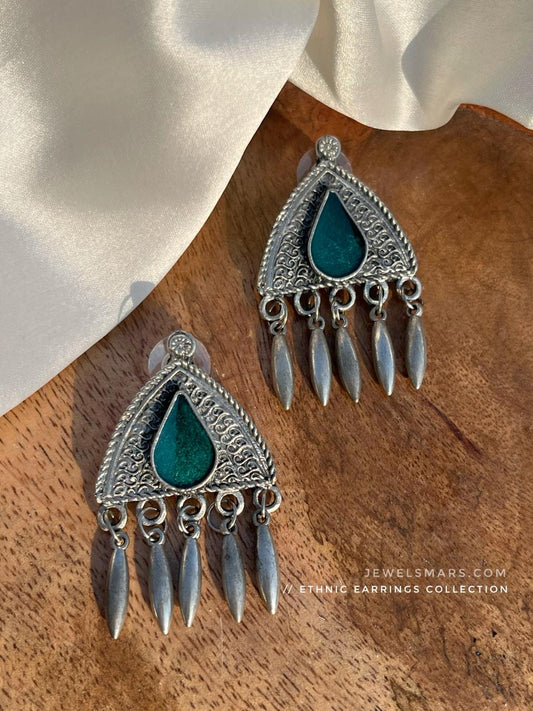 Sana Oxidised Earrings