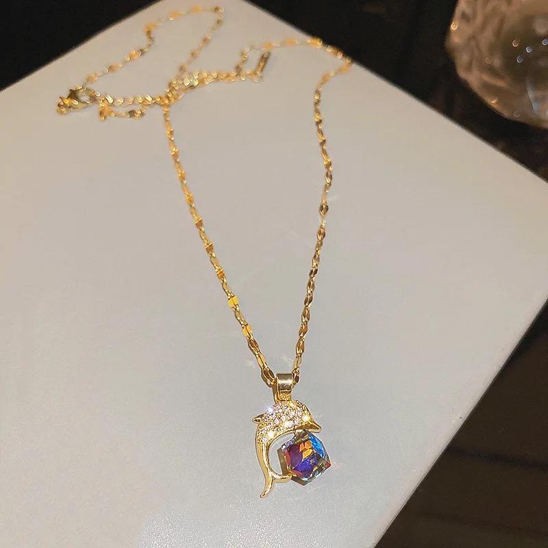 Nai'a Spinner Dolphin Necklace - Alohi Kai Jewelry