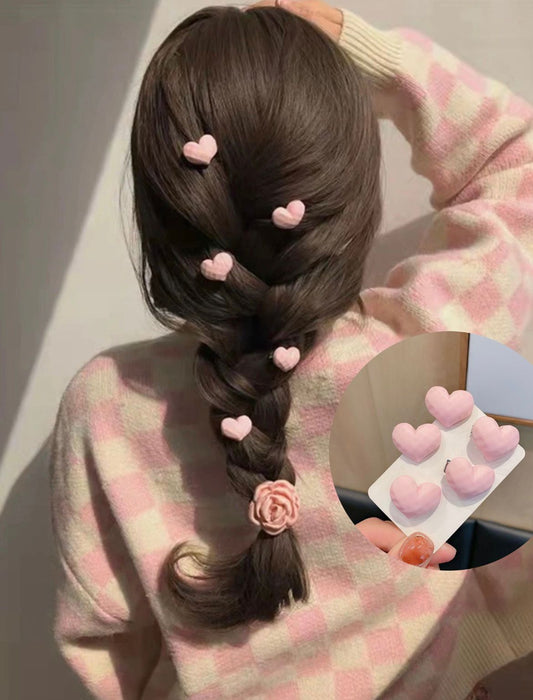 Korean cute Heart Hair clips