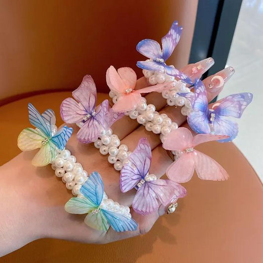 Butterfly Pearly Hairties