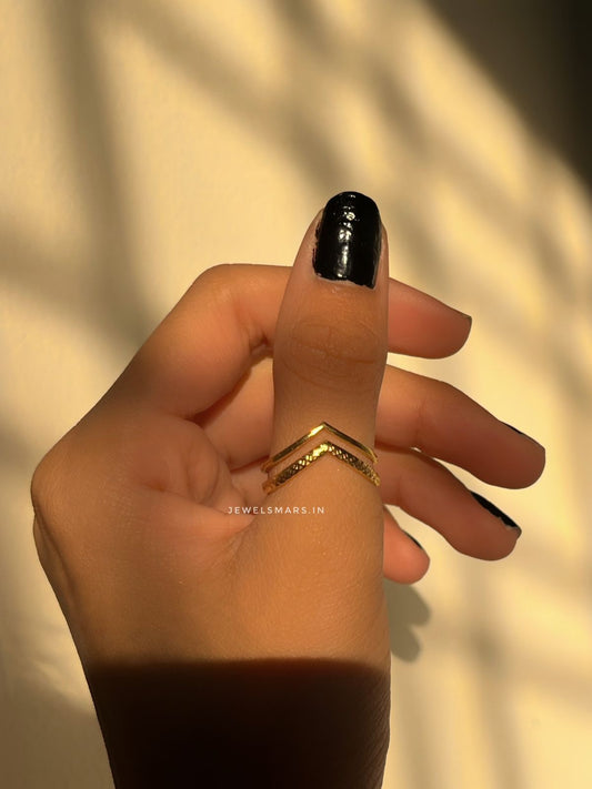 Monarch Ring ( gold plated)