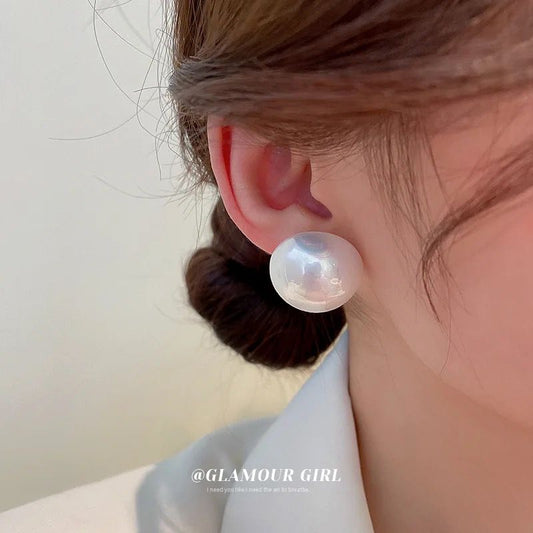 Korean Pearl Stud Earrings