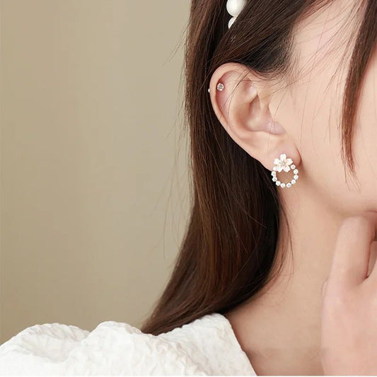 Cherry Blossom Minimal Earrings