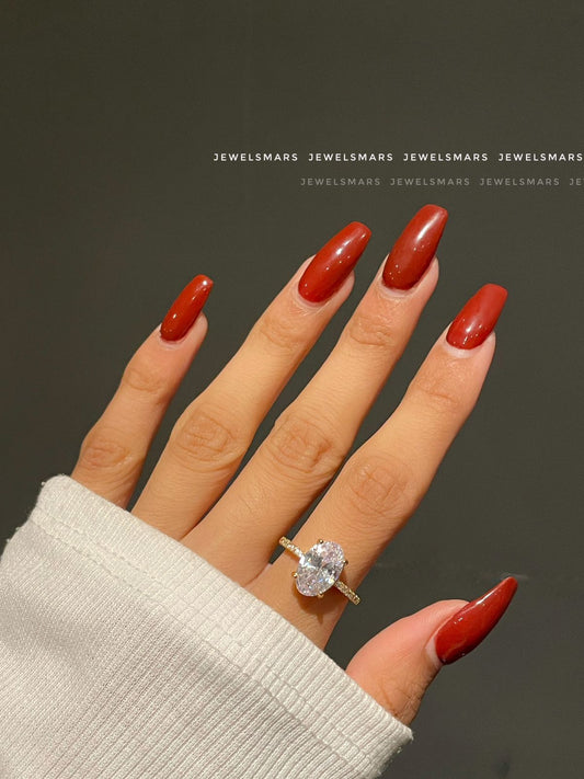 Oval Promise Ring