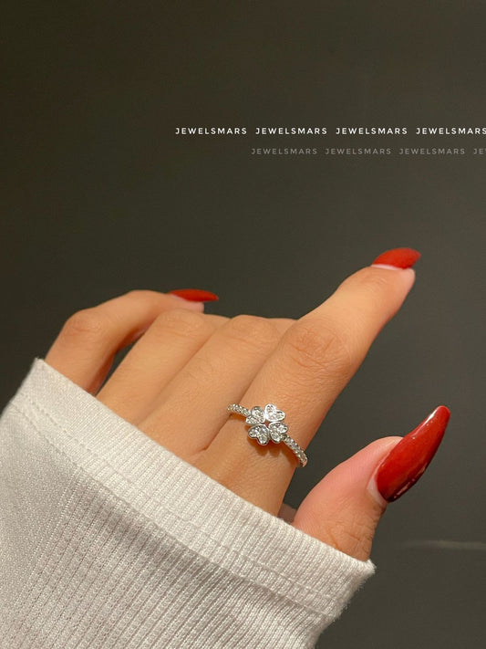Good luck Clover Ring