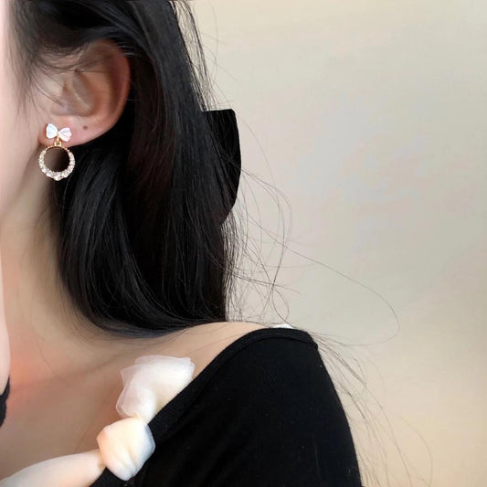 Cute bow drop Earrings