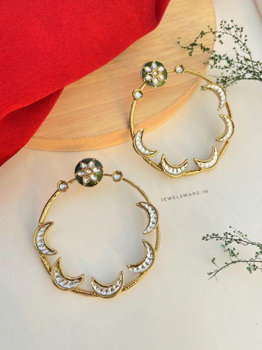 Sara Ali Khan Inspired Earrings-  green