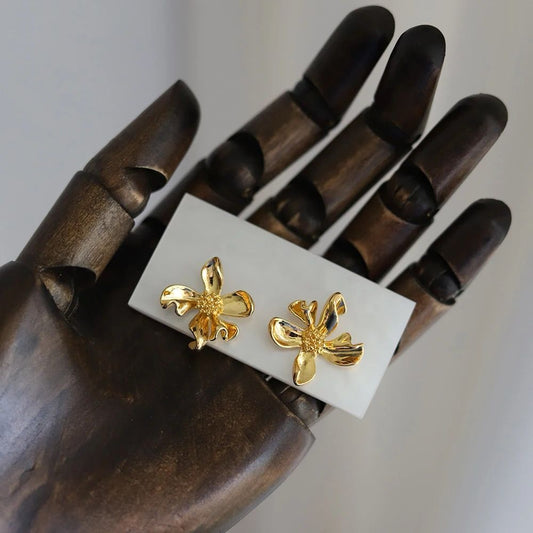 Flower Earrings- Statement earrings