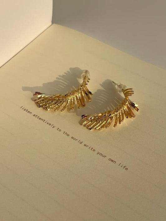 Leaf Statement Earrings