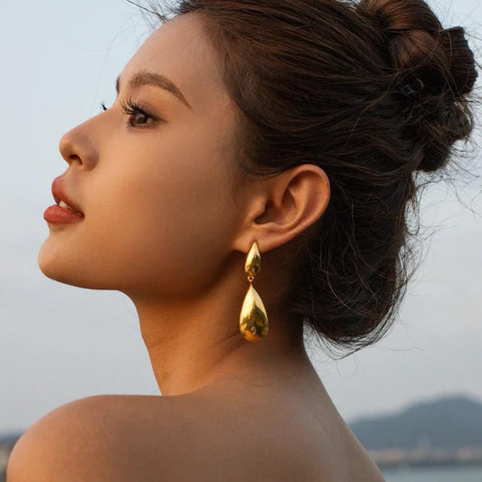 Luxury Drop Earrings (18k gold plated)