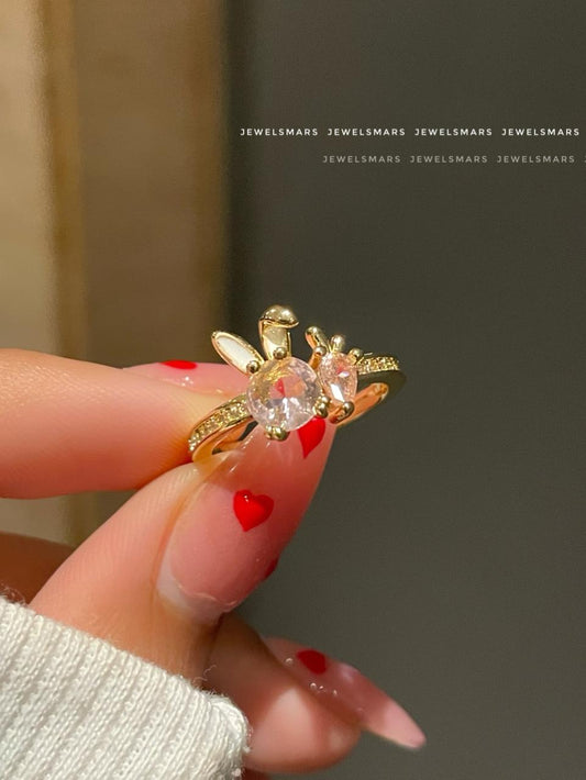 Honey Bunny Cute Ring