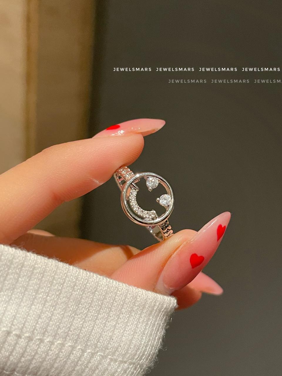 Keep Smiling- smiley ring – Jewelsmars
