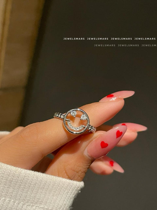 Keep Smiling- smiley ring