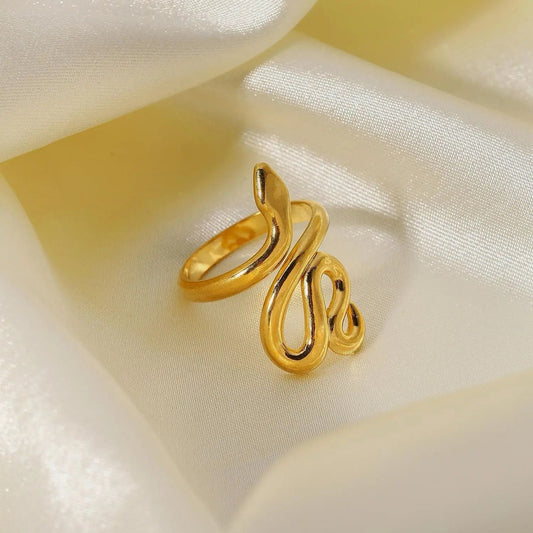 Serpent Ring (gold plated)