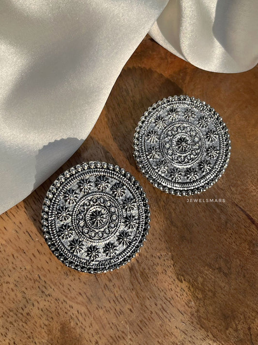 Mandala Round Studs