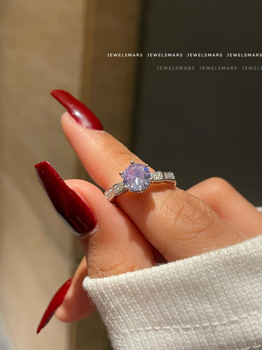 Darla promise Ring- purple