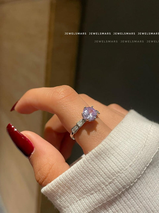 Darla promise Ring- purple