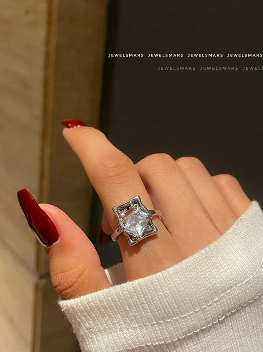 Punk Solitaire Ring
