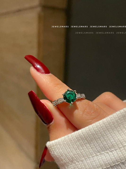 Darla promise Ring- green