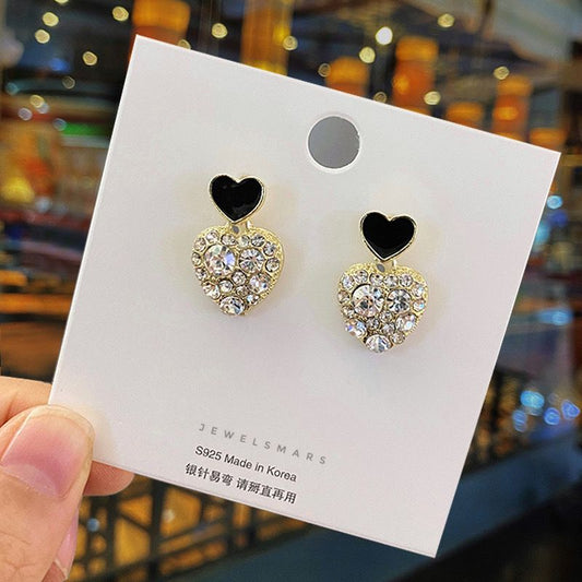 Dazzling Heart Earrings