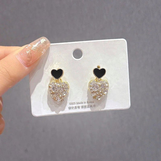 Dazzling Heart Earrings