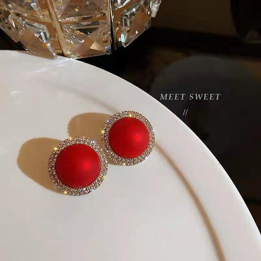 Red Party Earrings