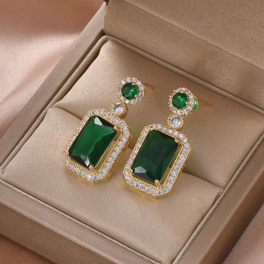 Royal Green Earrings