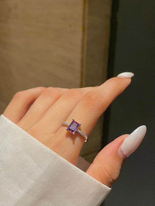Luna Promise Ring- purple