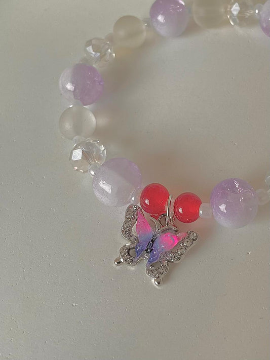 Dreamy Butterfly Bracelet- purple