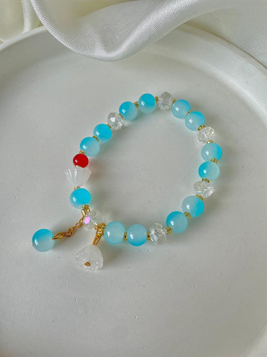 Flower land Dreamy Bracelet- blue