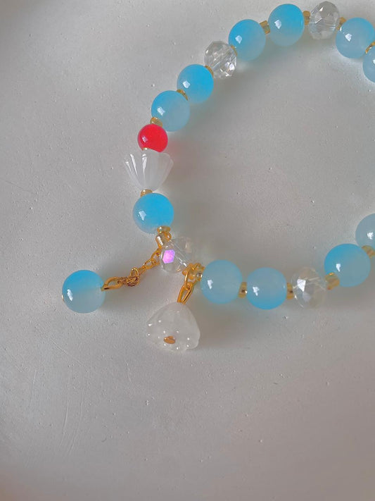 Flower land Dreamy Bracelet- blue