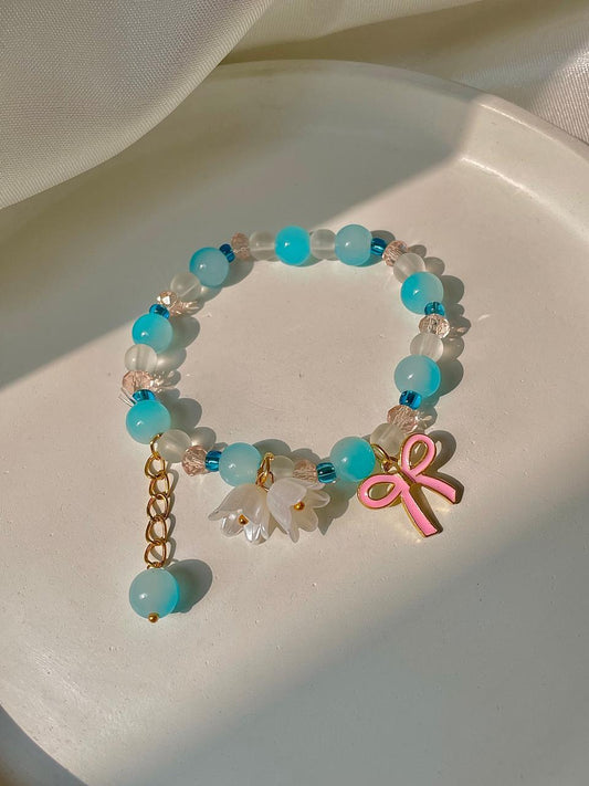 Bow me Bracelet- blue