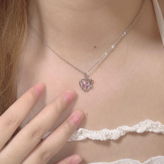 Heart of Pink Necklace