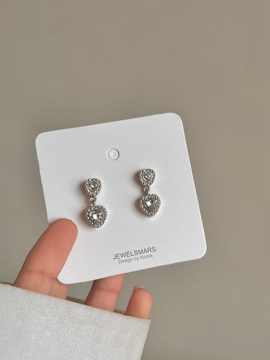 Heart Drop Earrings