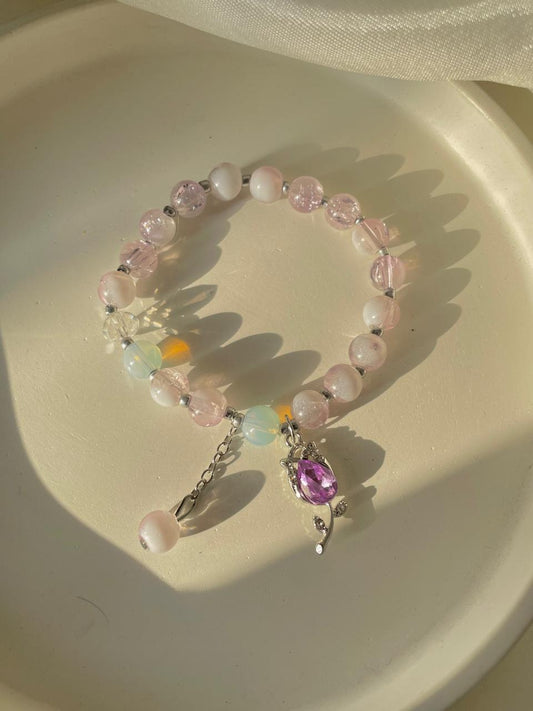 Rosie Rose Bracelet- purple