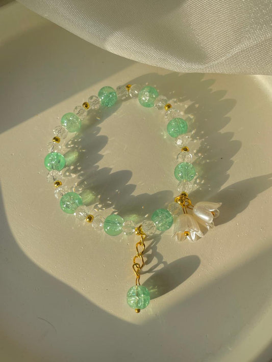 Flora Bracelet- green