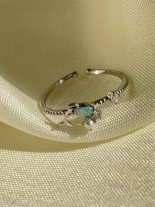 Fish in the Sea Dreamy Ring- blue