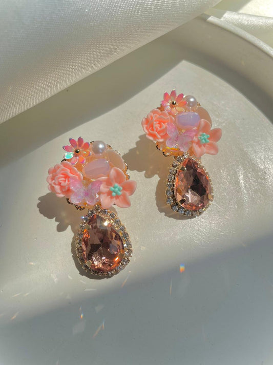 Peach Fantasy Earrings