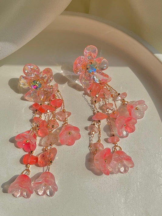 Flower in the Hues Dreamy Earrings