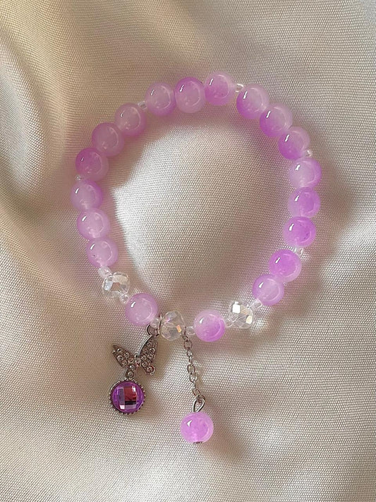 Butterfly Lover Bracelet- purple