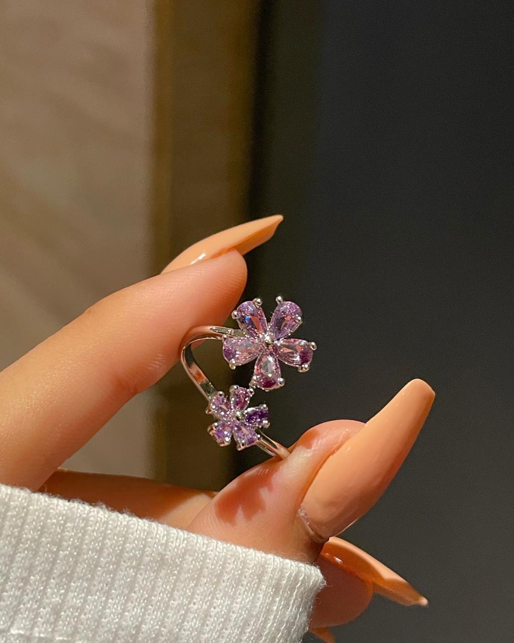 Spring Color Ring Spring Time Ring- purple – Jewelsmars