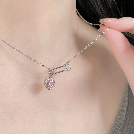 Dreamy Safety Heart Necklace