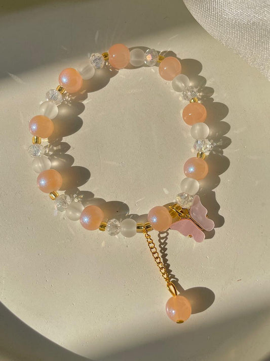 Soothing Butterfly Bracelet- sunset hues