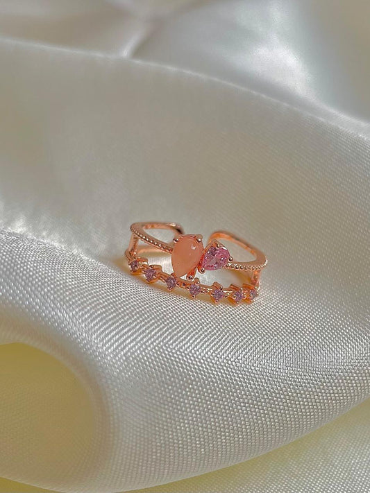 Dreamy Bubble Ring- peachy pink