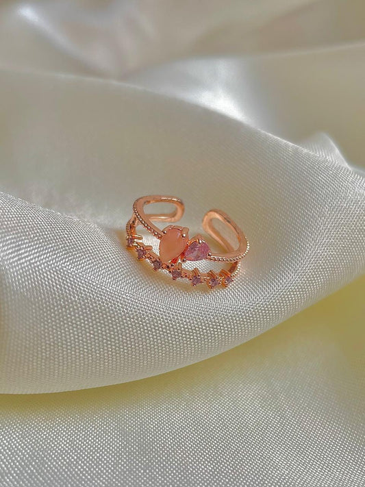 Dreamy Bubble Ring- peachy pink